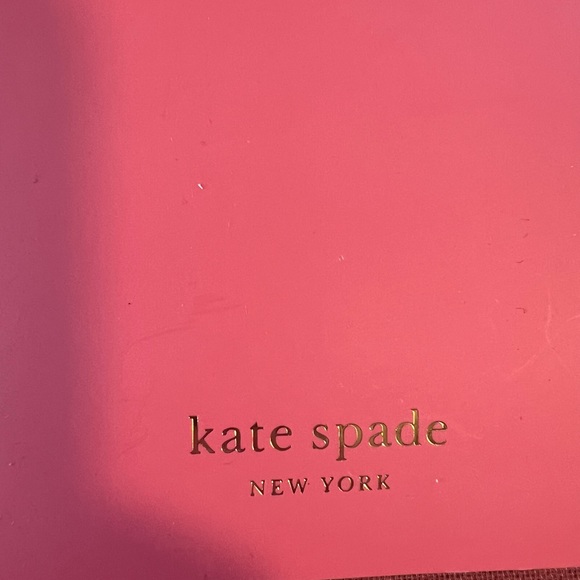 Kate Spade 2 pc journal set with pen and elastic binder and zippered pouch - Picture 9 of 11